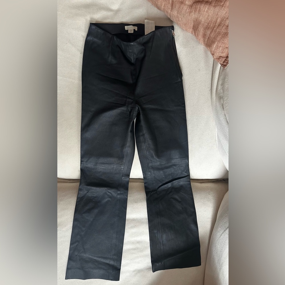 Arket kick-flare Leather Pants